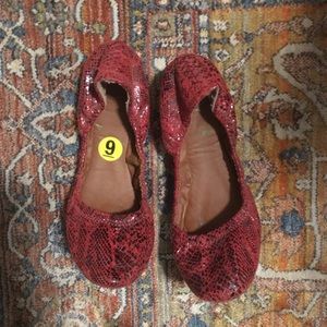 Lucky Brand Snakeskin Flats